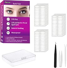 Natural Invisible Single Side Eyelid Tape Stickers(840Pcs 5MM transparent), Double Eyelid Tape for Hooded Eyes Invisible, nstant Eye Lift Without Surgery, Perfect for Uneven Mono-Eyelids