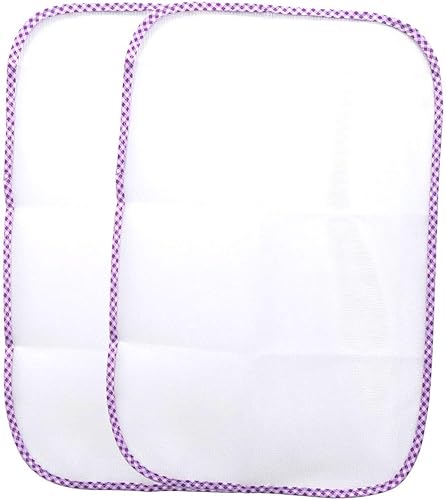 GARASANI Paquete de 2 almohadillas protectoras de planchado resistentes a altas temperaturas, malla protectora de ahorro de quemaduras (grande 35.43
