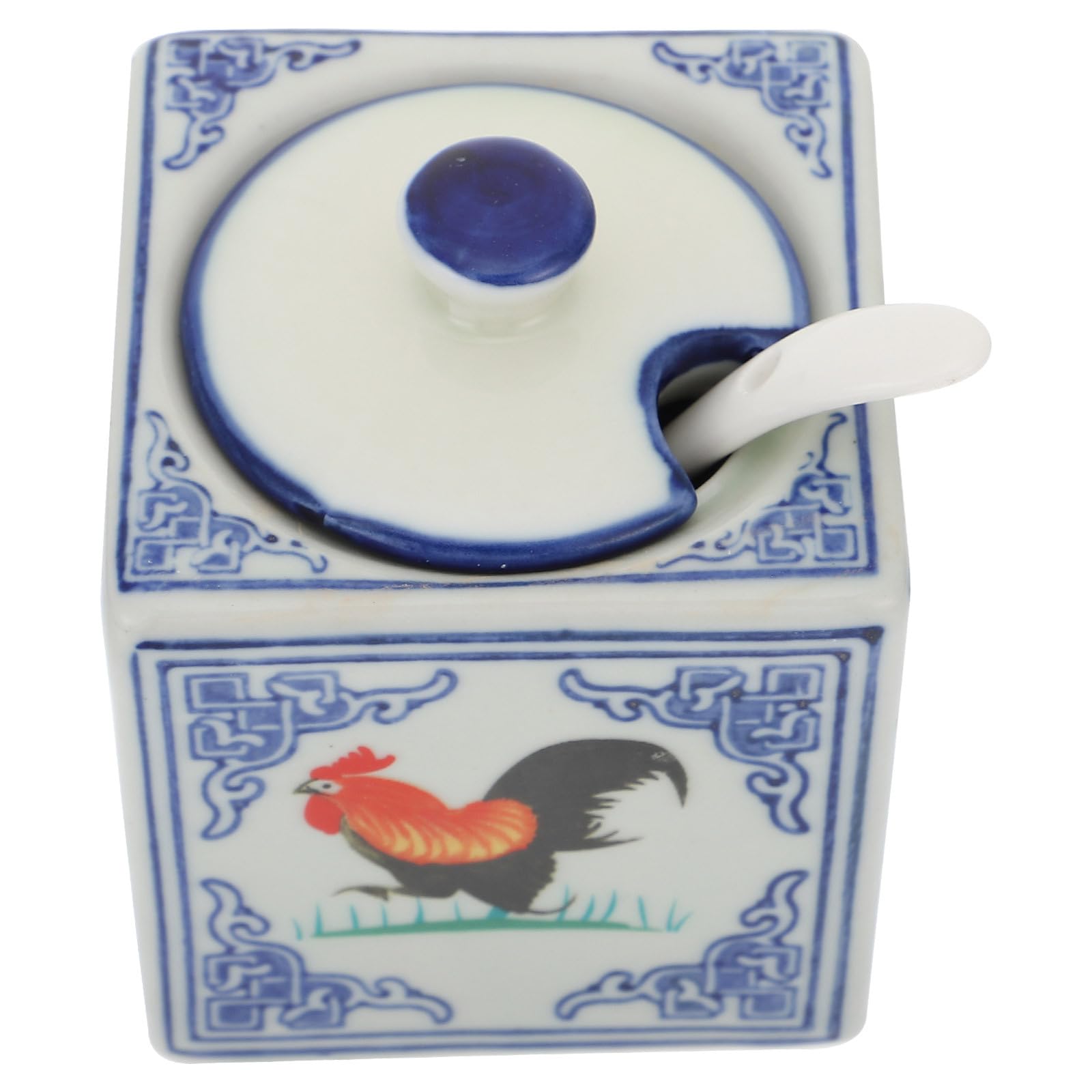 Tarro de cerámica para sal de cocina ideal para decorar mesas con encanto