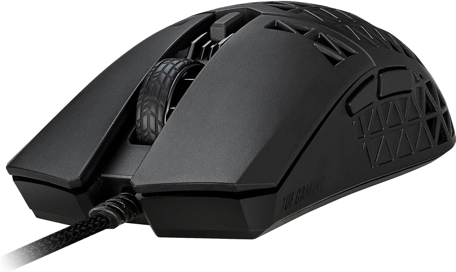 ASUS TUF M4 Air Wired Gaming Mouse - P307, design durevole e ultraleggero | Sensore ottico da 16.000 dpi, sei pulsanti tattili programmabili, resistenza all'acqua IPX6, colore nero