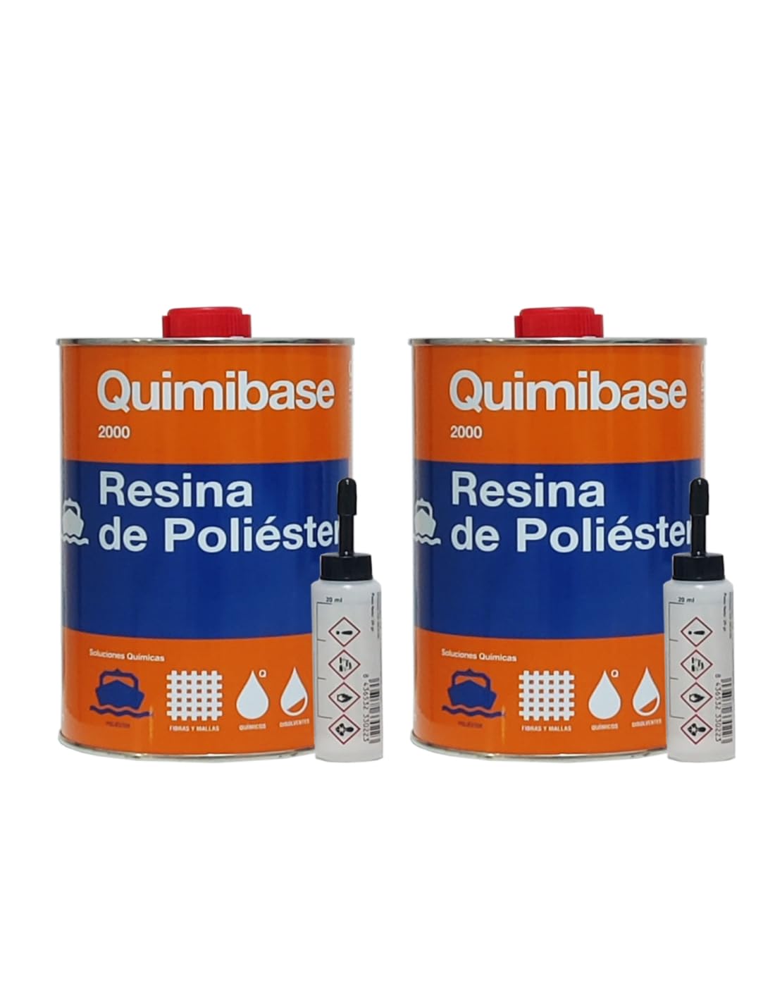 Résine polyester liquide 1 kg avec catalyseur durcisseur pour moulage et composite