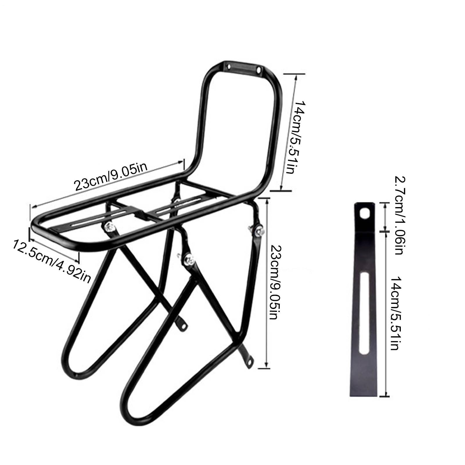 Portapacchi Anteriore Bici,portata 15 Kg, Portapacchi Anteriore Per Bicicletta Ad Alta Resistenza, Portapacchi Anteriore Per Attrezzatura Da Ciclismo Per Biciclette Da Pendolarismo