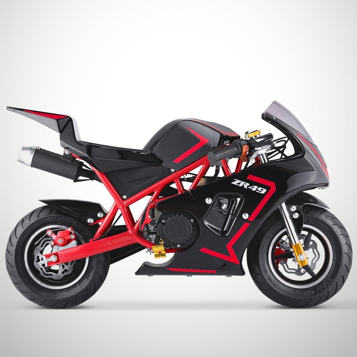 Pocket Course ZRX 49 / Mini Moto Enfant 50cc / Édition 2021 / Rouge