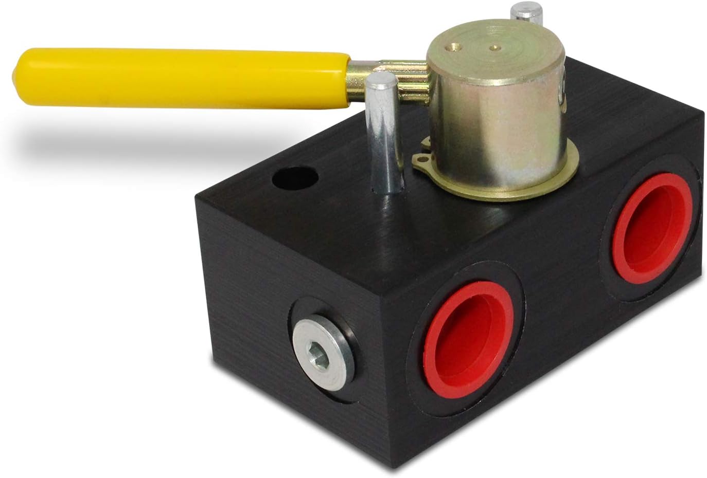 Hydraulic Rotary Selector Diverter Valve, 3 Way, 20 GPM, 5000 PSI, #8 SAE Ports