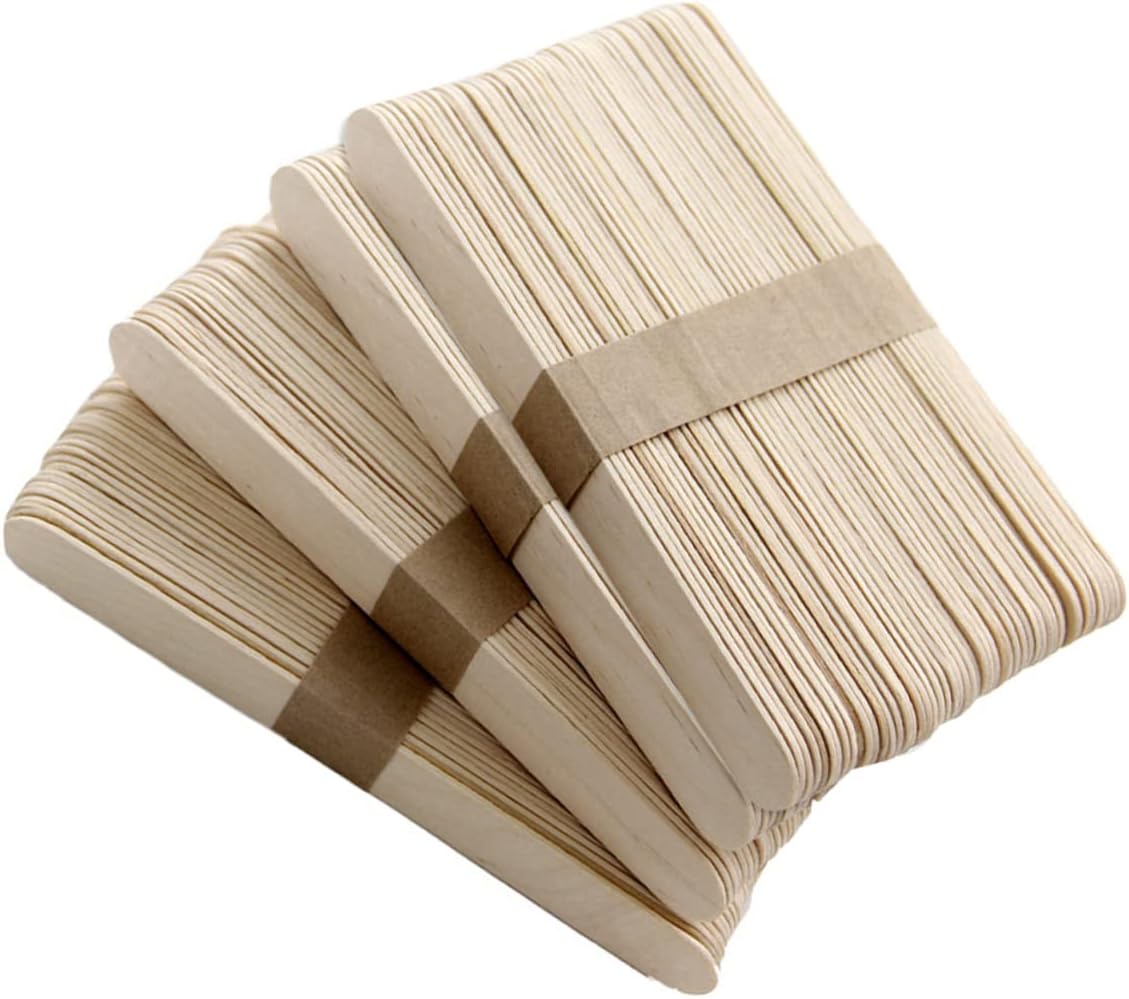 Gadpiparty 4bag Colored Wood Craft Sticks for Boy Girl DIY Non-Waxed Smooth Ice Pop Sticks for Classroom Projects Activities