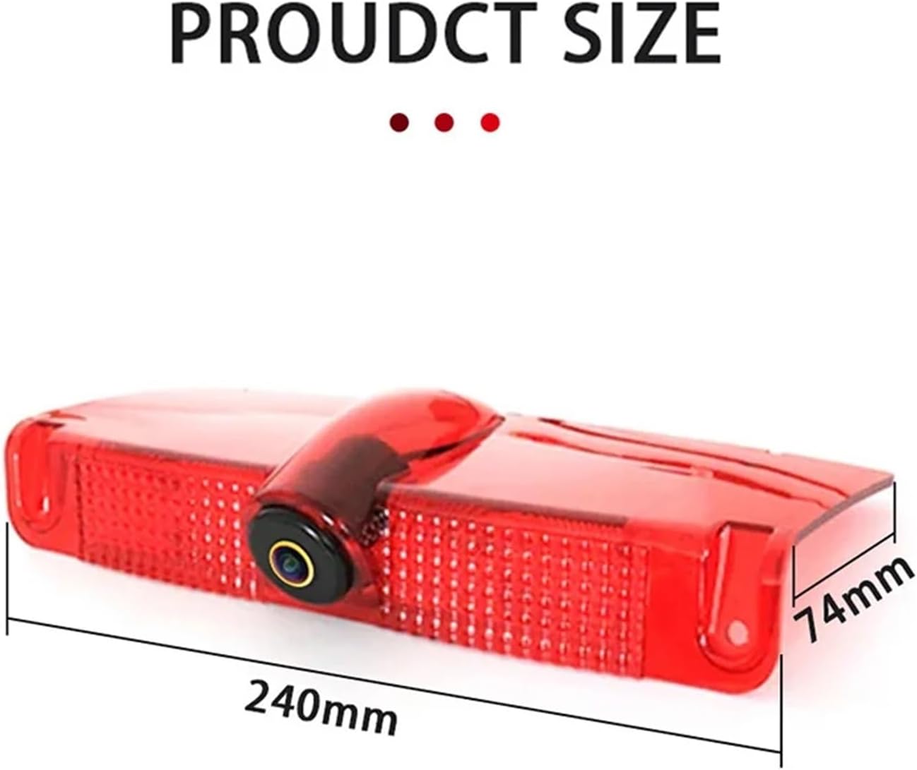 AHD 1080P Car Brake Light Rear View Reverse Backup Camera Compatible with Express Savana Explorer Van Cargo 2003-2018(Golden Lens)