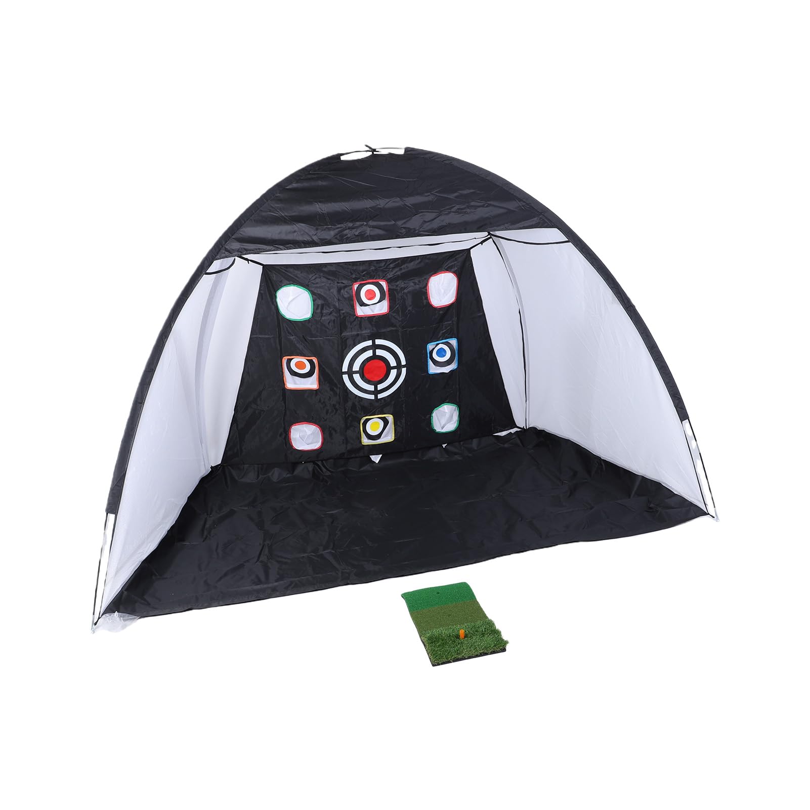 CHICIRIS Red de Práctica de Golf, Red de Práctica de Golf de Poliéster Plegable con Fácil Instalación, Ayuda de Entrenamiento Resistente a Desgarros para de Columpio en Interiores y Exteriores en