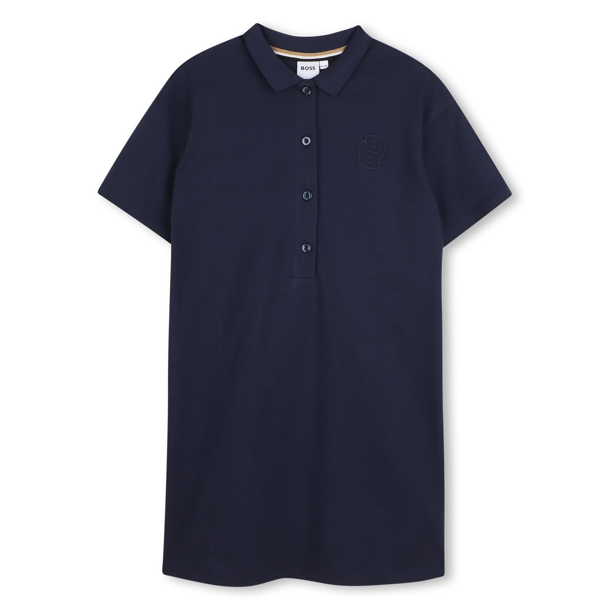 BOSS Kleid für Mädchen, Blau, 8 Jahre