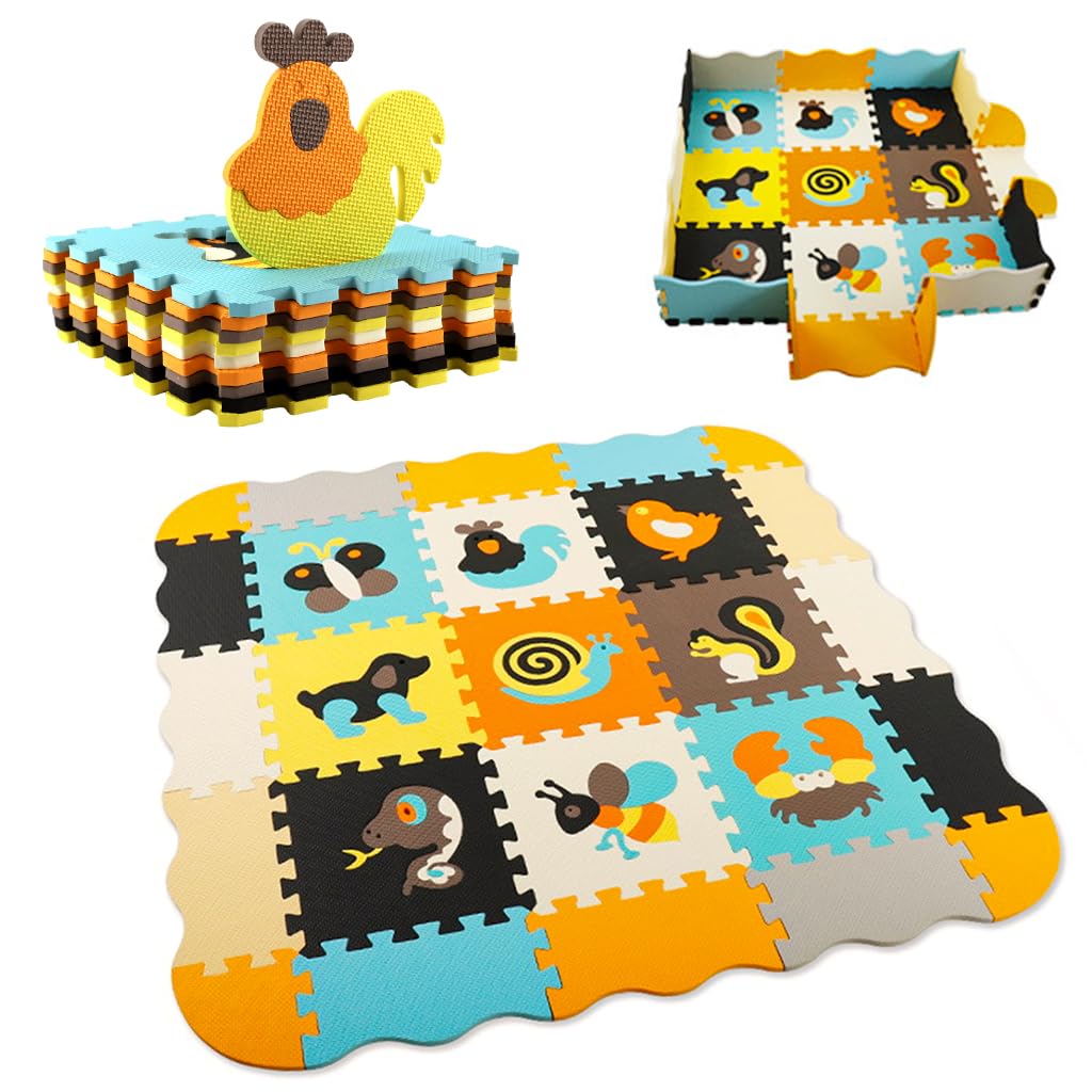 SNOWIE SOFT® Play Mat for Babies Fun Animal Shape EVA Soft Puzzle Mat Baby Mats for Floor Puzzle Floor Mats for Home Play Mat for Babies 0 to 12 Months 45.3 inches (B0CT5J81B8) Amazon Price History, Amazon Price Tracker