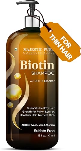 Majestic Pure Biotin Shampoo Sulfate & Paraben Free - 16 Fl Oz