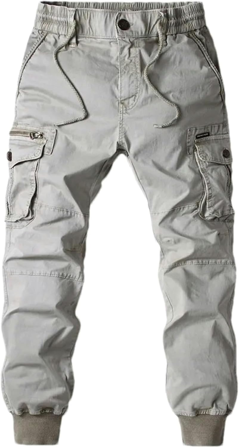 Spring Mens Tactical Cargo Pants Men Joggers Military Casual Cotton Pants Hip Hop Male Trousers
