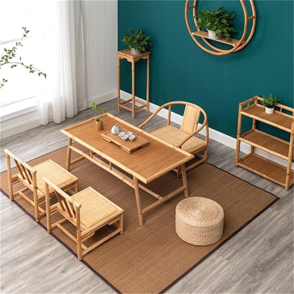 Coffee Table Living Room Tea Room Retro Table Student Desk Serving Tray for Working or Laptop (Color : Natural, Size : 120x50x45cm) (Natural 100x50x45cm) image 3