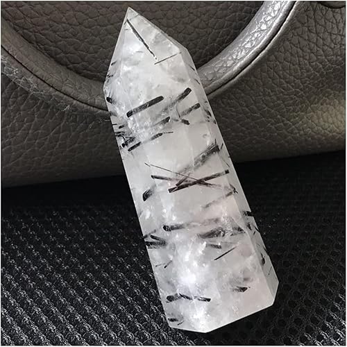 Miniatura 4 de Stone Crafts - Torre de punto curativo de cuarzo de turmalina natural