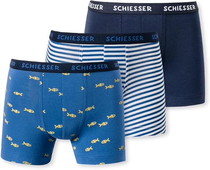 Boxer Bambini Schiesser | Confezione Da 2 | 95% Cotone, 5% Elastan | Morbidi E Comfortevoli - Foto 9