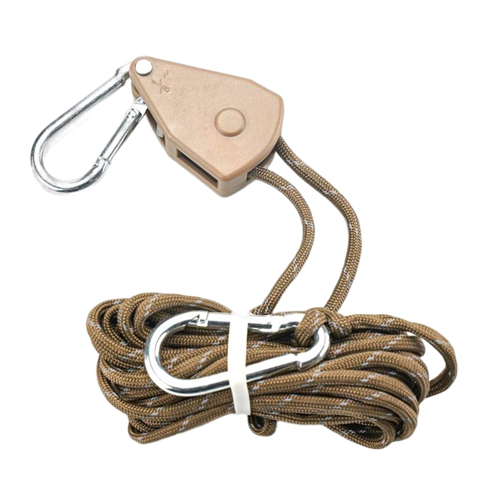 Awning Wind Rope Lightweight Tent Fixed Buckle Guylines for Canopy Camping Khaki-image-42