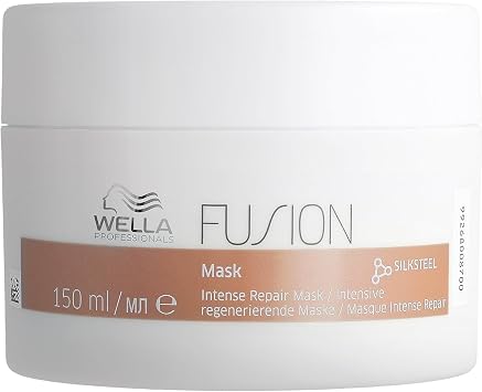 Wella Professionals Fusion Intense Repair Mask - Intense Repair Detangling Hair Mask for Dry & Damaged Hair - Smoothening, Boost Shine & Protect Hair Against Breakage 150ml