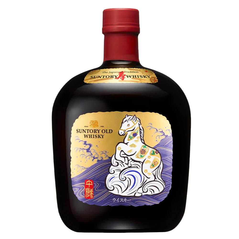 Amazon.co.jp: 干支ラベル サントリーウイスキーオールド 700ml 2026年