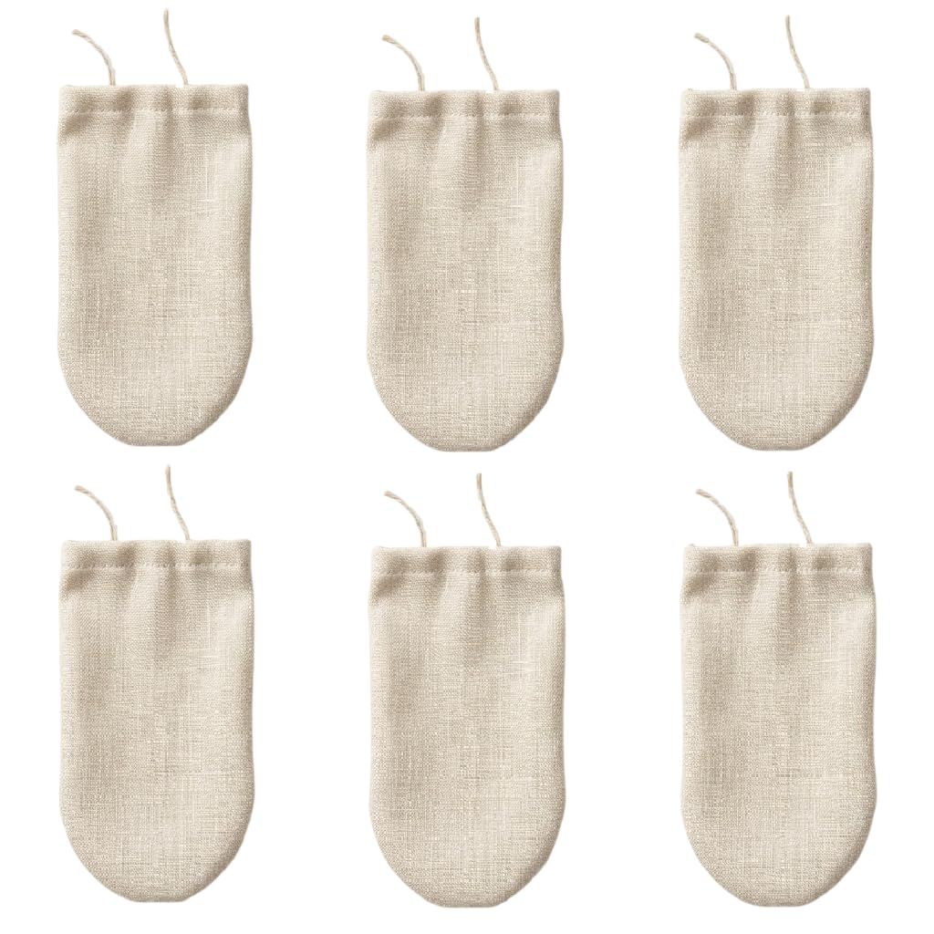 WUD 6 pcs. Double layer Unbleached Muslin Cloth Water Filter for Tap; No Colour Fabric. Tap cover for Purifying; Filtering the water in Home and Kitchen, purification method-double cloth filteration.-image-19