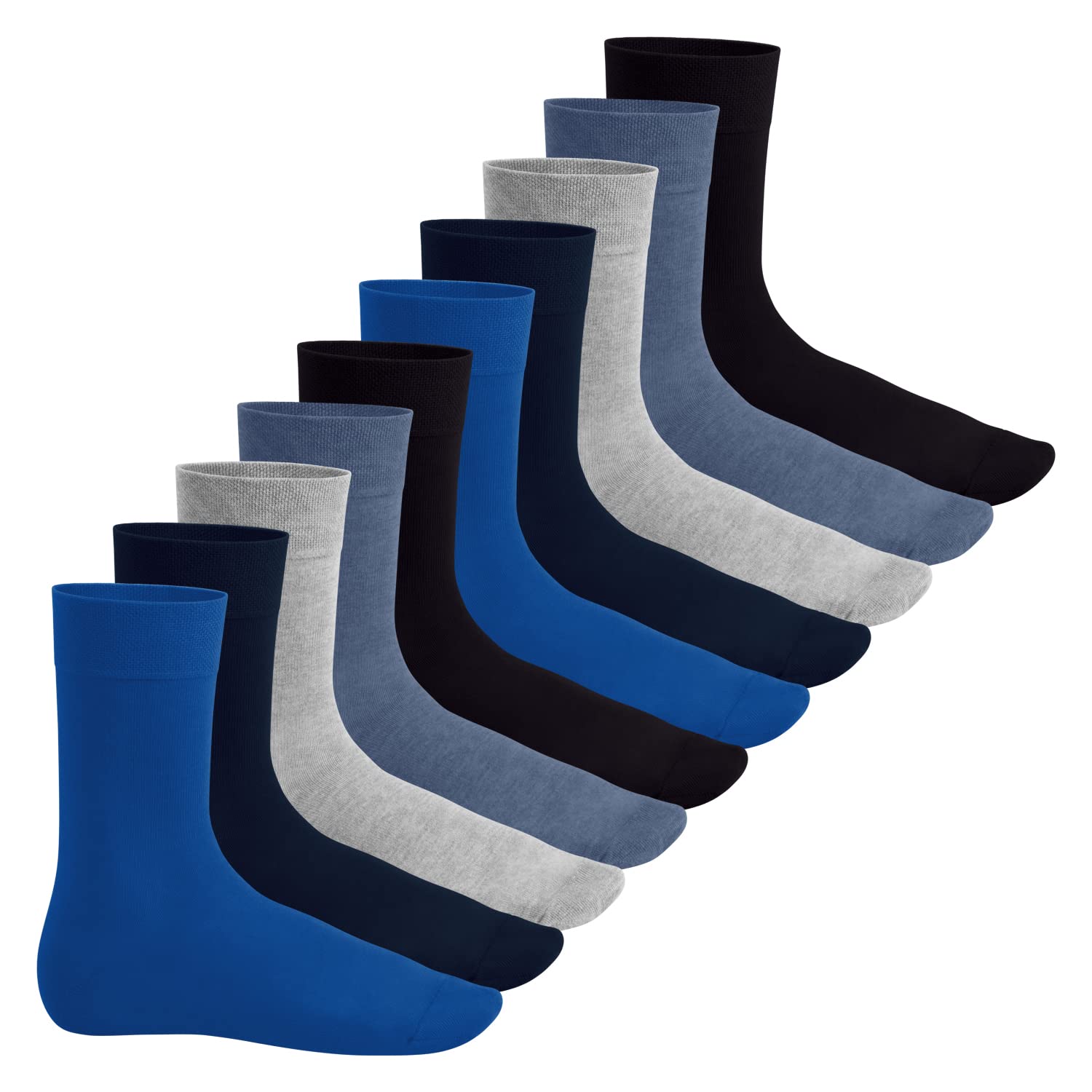 Footstar EVERYDAY! 10 PAAR Damen Herren Socken - Jeans 47-50