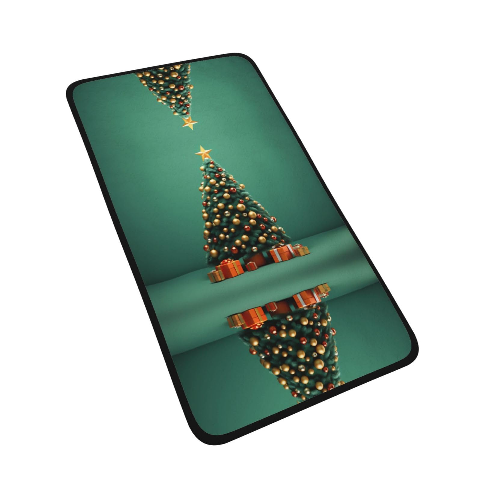 WBQLSL Christmas Tree Patterned Sports Towel (16x28 inches) - Lightweight Quick-Drying Absorbent Towel, Suitable for Swimming, Fitness, Yoga, etc.