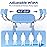 KingPavonini Shower Chair for Inside Shower with Arms and Back, Height & Width Adjustable Heavy Duty Shower Seat for Inside Tub(550 lb), Shower Chair for Elderly and Disabled