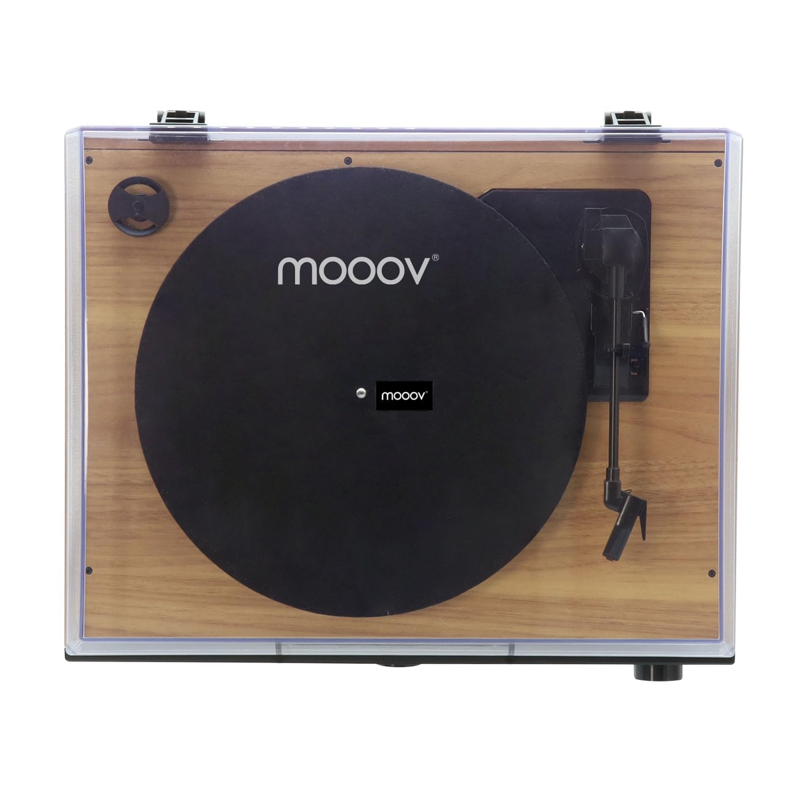 Mooov Micro-chaîne HiFi Radio CD Platine Vinyle 33 45 78 Tours Bluetooth