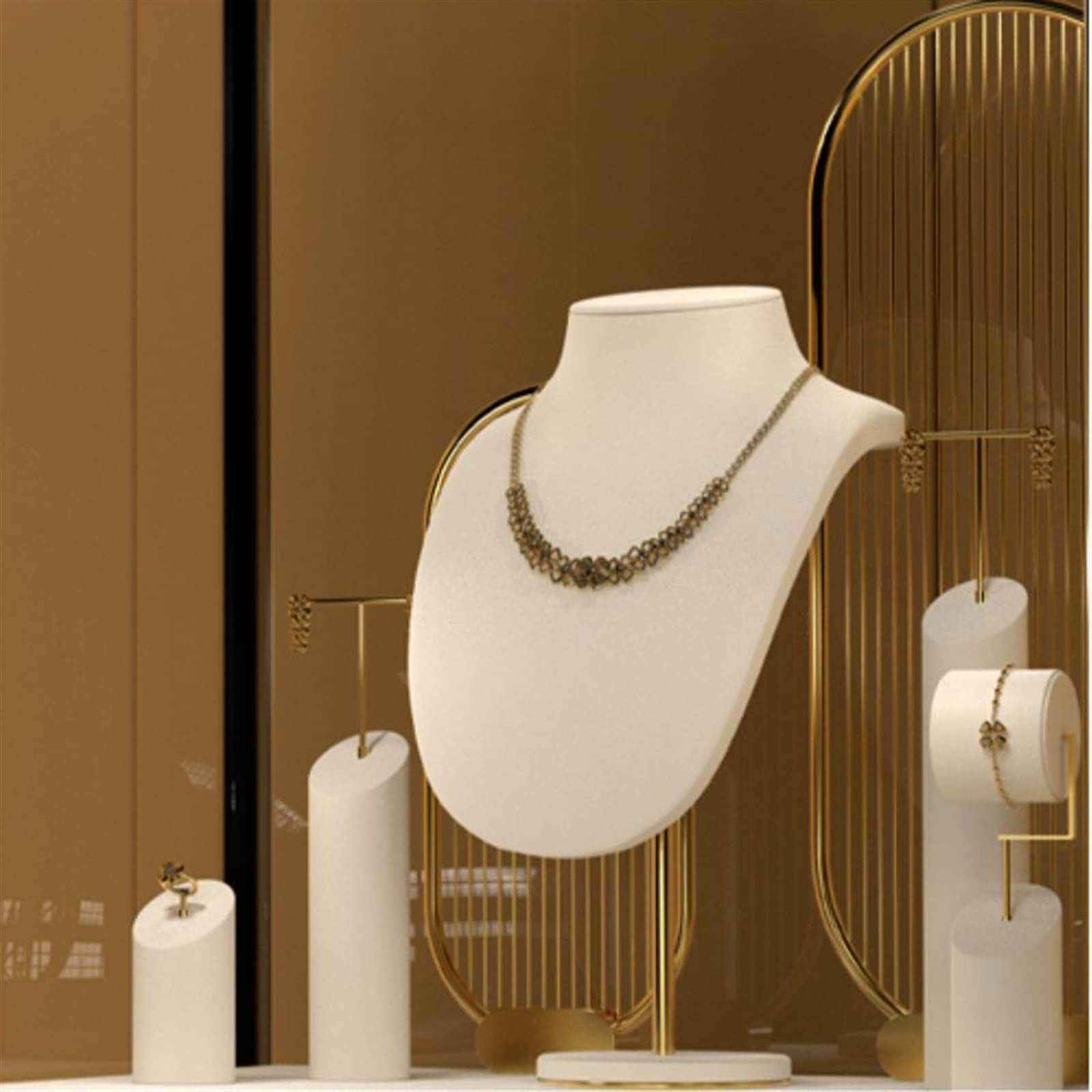 biżuterię Necklace Jewelry Display Bust Stand Freestanding