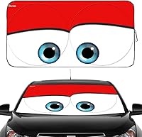 Vista 1 de Gven Parasol para Parabrisas Parasol de Coche 2025 Rosa Accesorios de Coche para Mujeres Sombras para Ventana Delantera Cubierta de Parabrisas