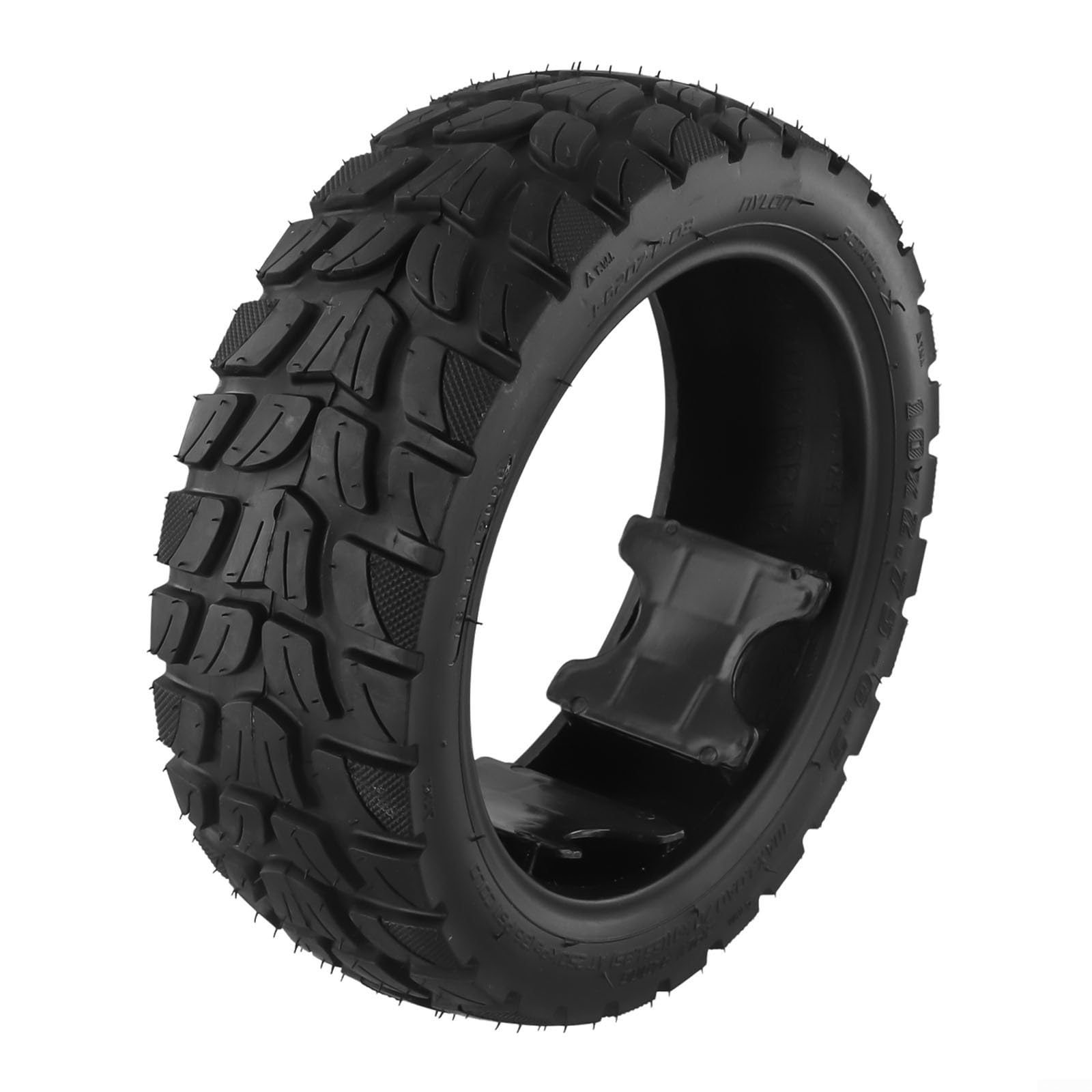 Yuanpgky Neumático eléctrico de 10 pulgadas, 10 x 2.75-6.5, neumáticos todoterreno sin cámara, neumático grueso sólido de repuesto para scooter eléctrico (2 piezas)