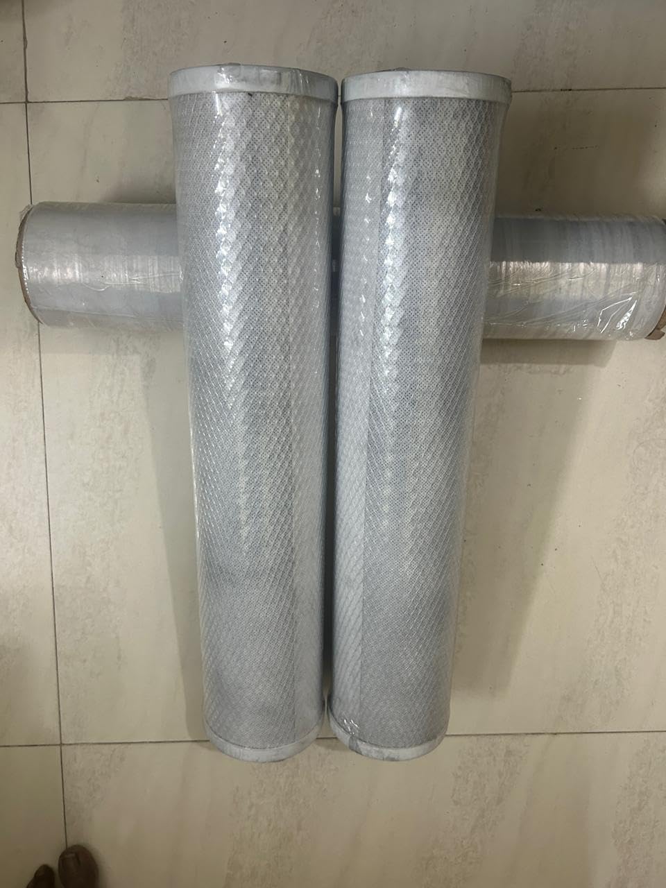 ASPURE 4.5” x 20” 3-Stage Whole House Water Filter Set Replacement Pack with Sediment, CTO Carbon Block, and Iron & Manganese Reducing Cartridges Fits