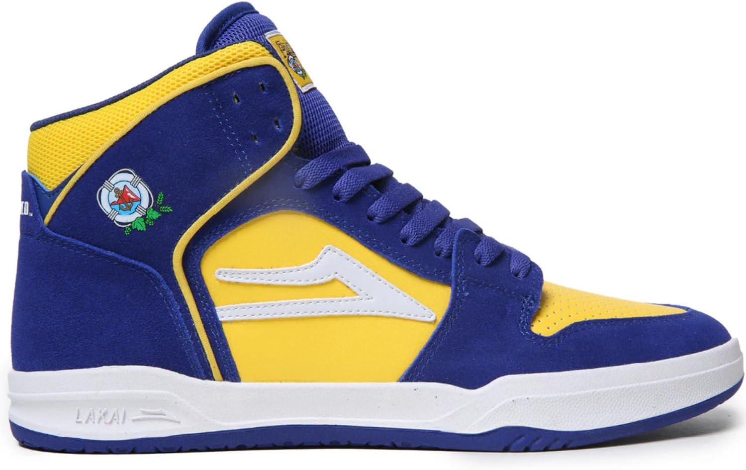 Telford - Blue/Yellow Suede