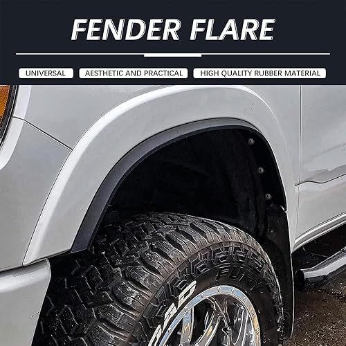 Miniatura 6 de Arco de rueda de goma flexible de 2 pulgadas para vehículos, fácil de instalar, 10.5 ft por rollo