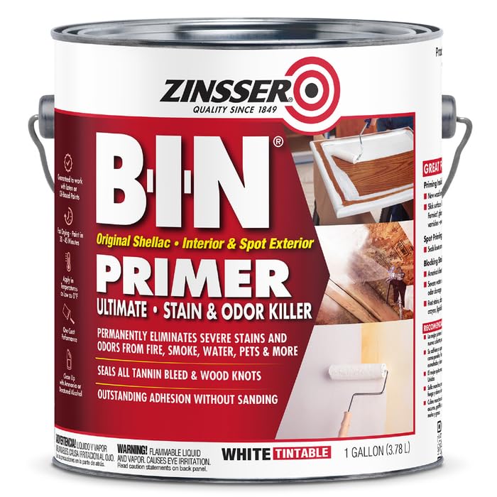 Zinsser White B-I-N Shellac-Base Primer (4-Pack)