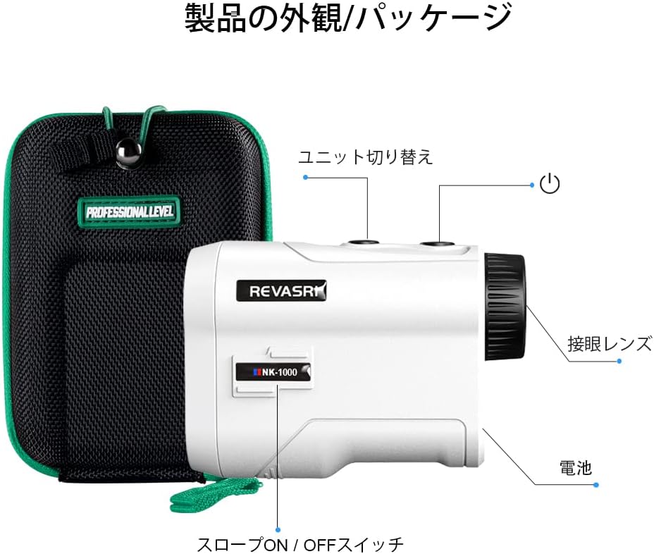 Package contents of REVASRI NK-1000