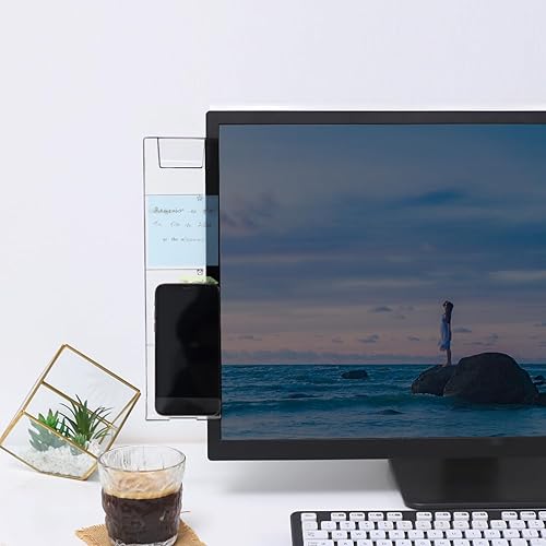 Miniatura 3 de Tableros de notas multifunción transparentes para monitor de computadora (izquierda y derecha) de acrílico para pantalla lateral, soporte para