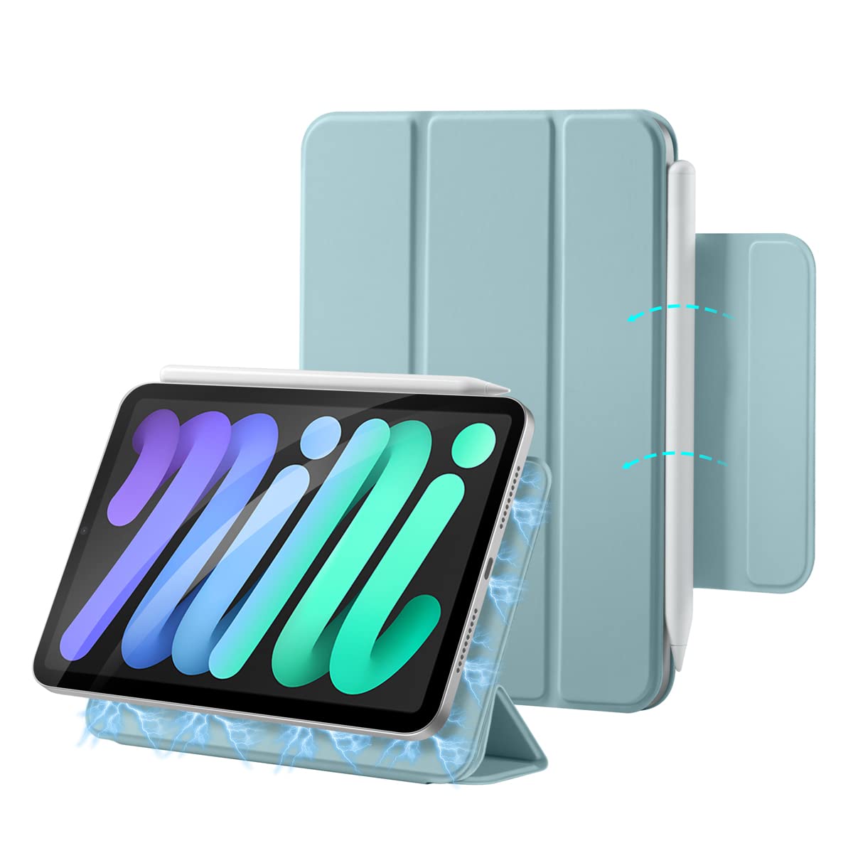 Amazon.com: LeiJue Folio Case for iPad Mini 6 2021(6th Generation 