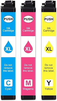 Weemay Remanufactured Ink Cartridges Replacement for Epson 802XL Ink Cartridges Combo Pack Works with Workforce Pro WF-4734 WF-4720 WF-4730 WF-4740 EC-4020 EC-4030 1 Cyan, 1 Mangenta, 1 Yellow