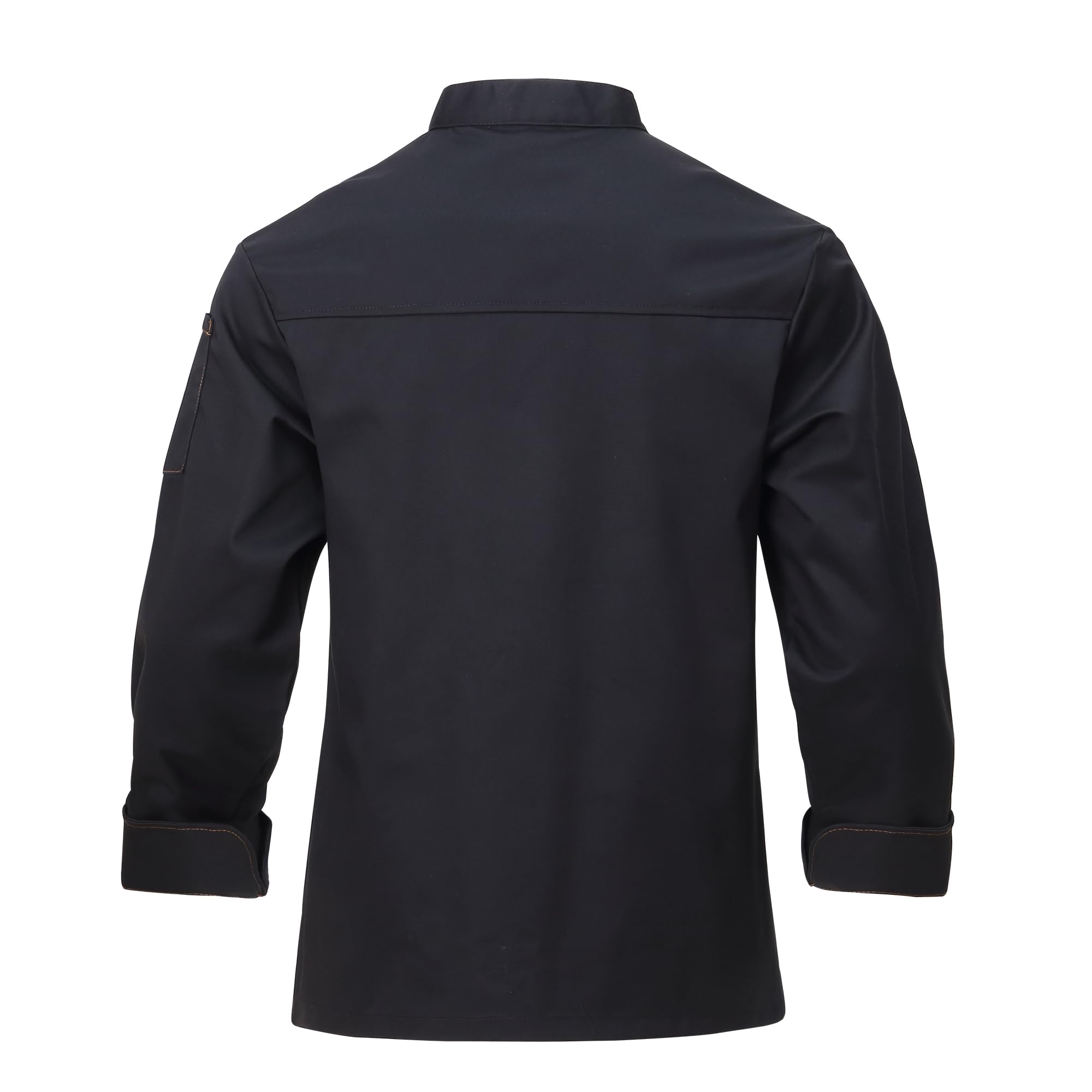 Uomo Cuoco a Maniche Lunghe Giacca Unisex Giacca Cuoco Professionale Chef Uniforme con I Bottoni per Panetteria Ristorante Lavoro