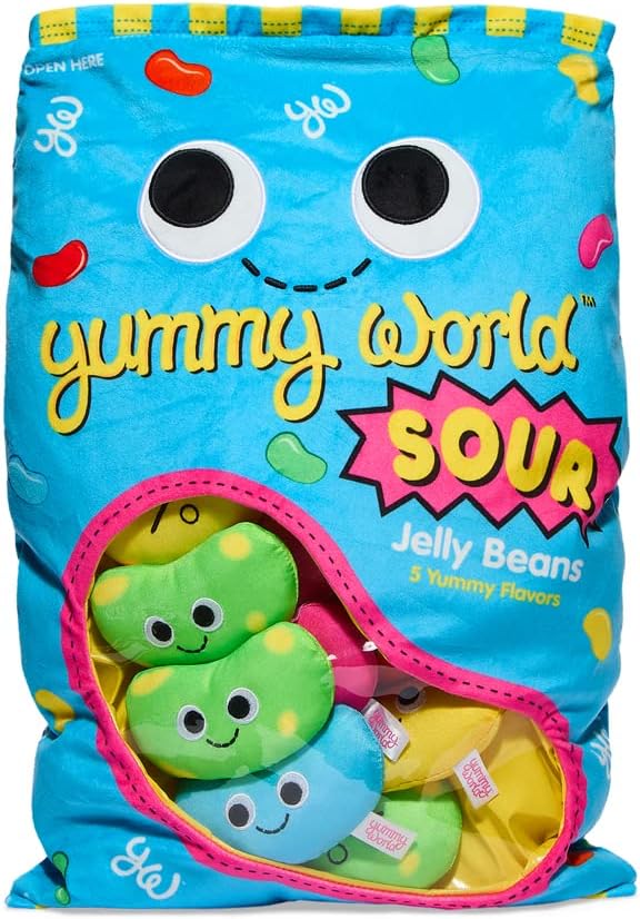 Yummy World Sour Jelly Beans XL Interactive Plush