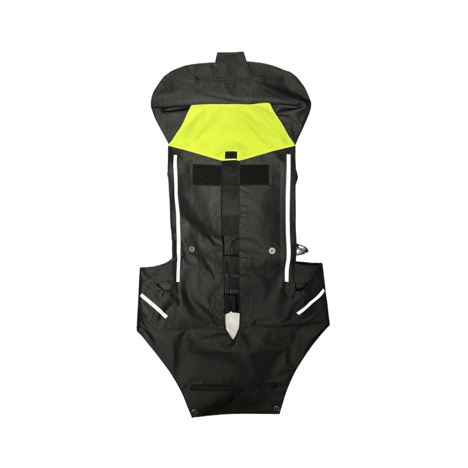 Kamizelka motocyklowa z poduszką powietrzną, regulowana, unisex, z taśmą odblaskową, ochraniacz pleców, bezpieczeństwo jeździeckie