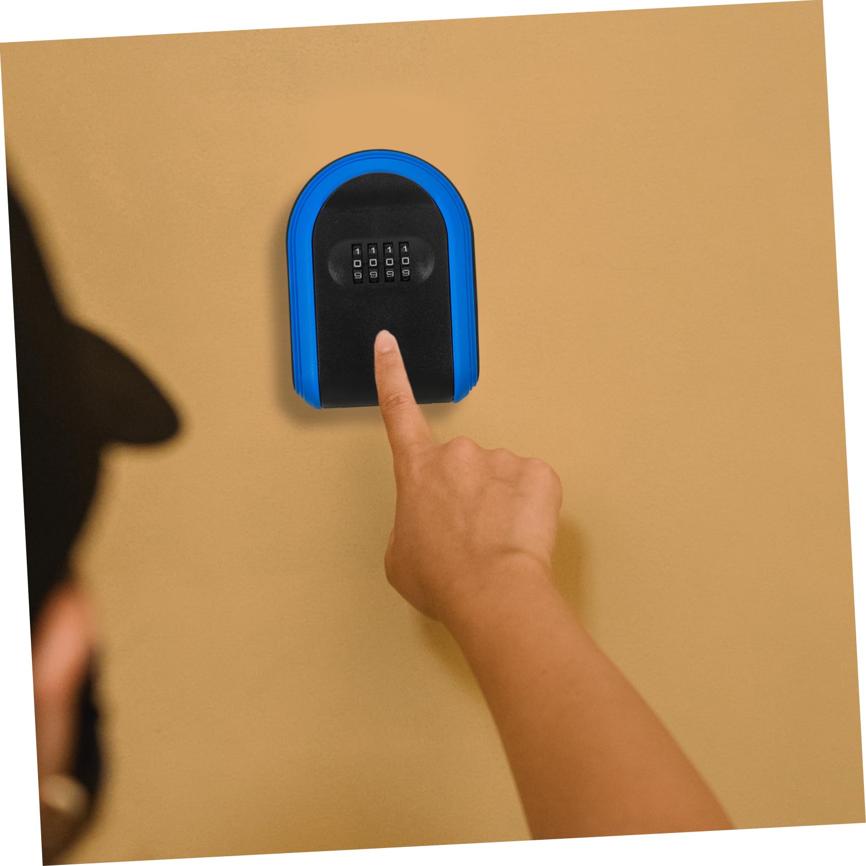 Lurrose 4pièces Boîte à Clés Sécurisée avec Verrou De Sécurité Extérieur Résistante Aux Facile à Installer pour Rangement Pratique Clés