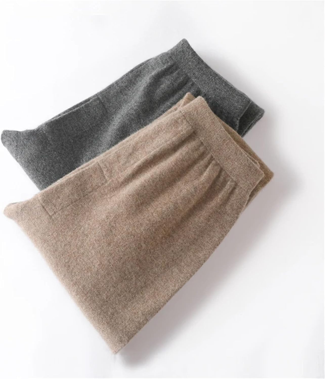 Men's 100 Percent Merino Wool Long Pants Winter Bottom Thermal Warm Leggings Elastic Knit Pants