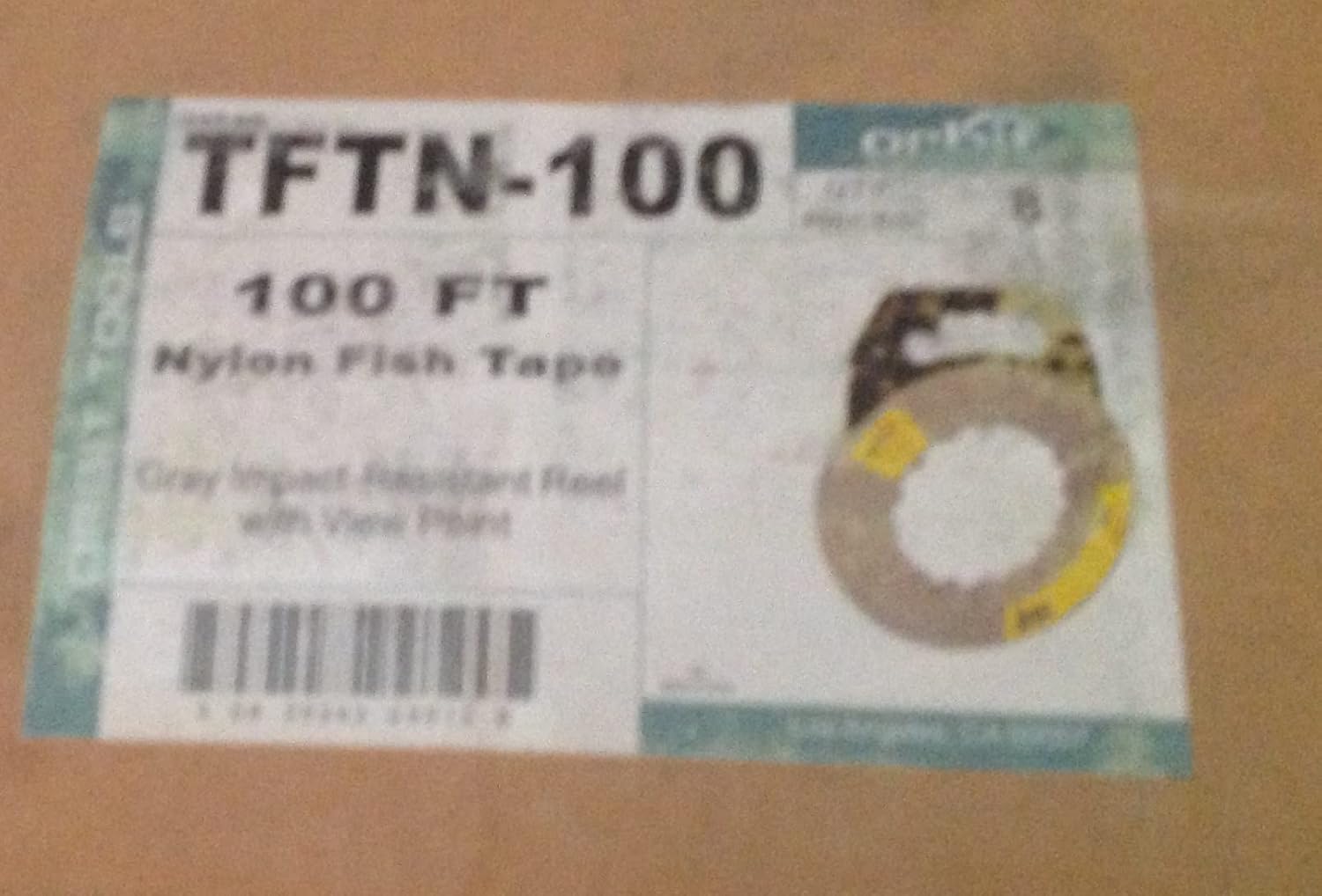 Ark Lighting TFTN-100 100 Foot Nylon Fish Tape Reel, with High Impact Case, for Electric or Communication Wire Puller