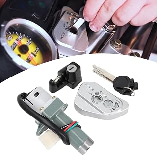 Ignition Key Switch for Hawk 250 and TBR7,Motorcycle Ignition Lock Cylinder for Hawk 250cc/TBR 7