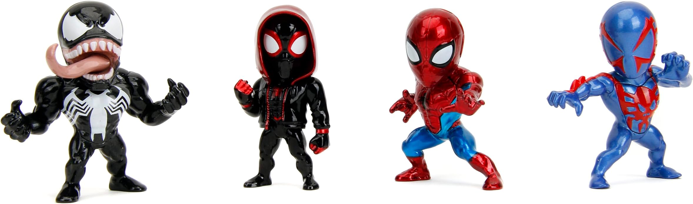 Jada Toys Marvel Spider-Man 2.5" 4 Pack Die-Cast Figures for Kids and Sex Toys
