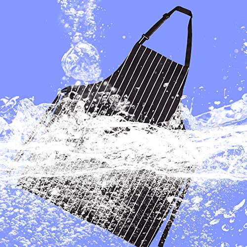 Kitchen Aprons For Men Women Chefs Adjustable Bib Aprons With Big Pockets #TOP4