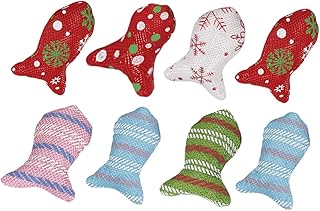 Abaodam Catnip Cat Catnip Cat 8pcs pet Fish Doll de porristas Toys for Kittens cat Play Toys Energy Ball cat Toy Artificial Fish cat Toys pet Fish Toy cat Playing Toy