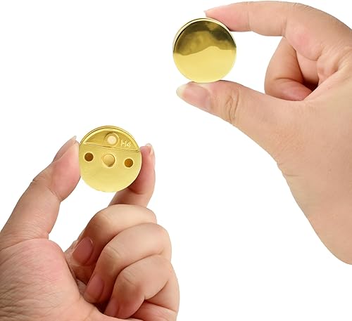 Miniatura 2 de Golden - Kit de montaje de espejo sin marco de 0.118 a 0.198 pulgadas, paquete de 8 piezas de kit de montaje de espejo de fijación de doble tornillo