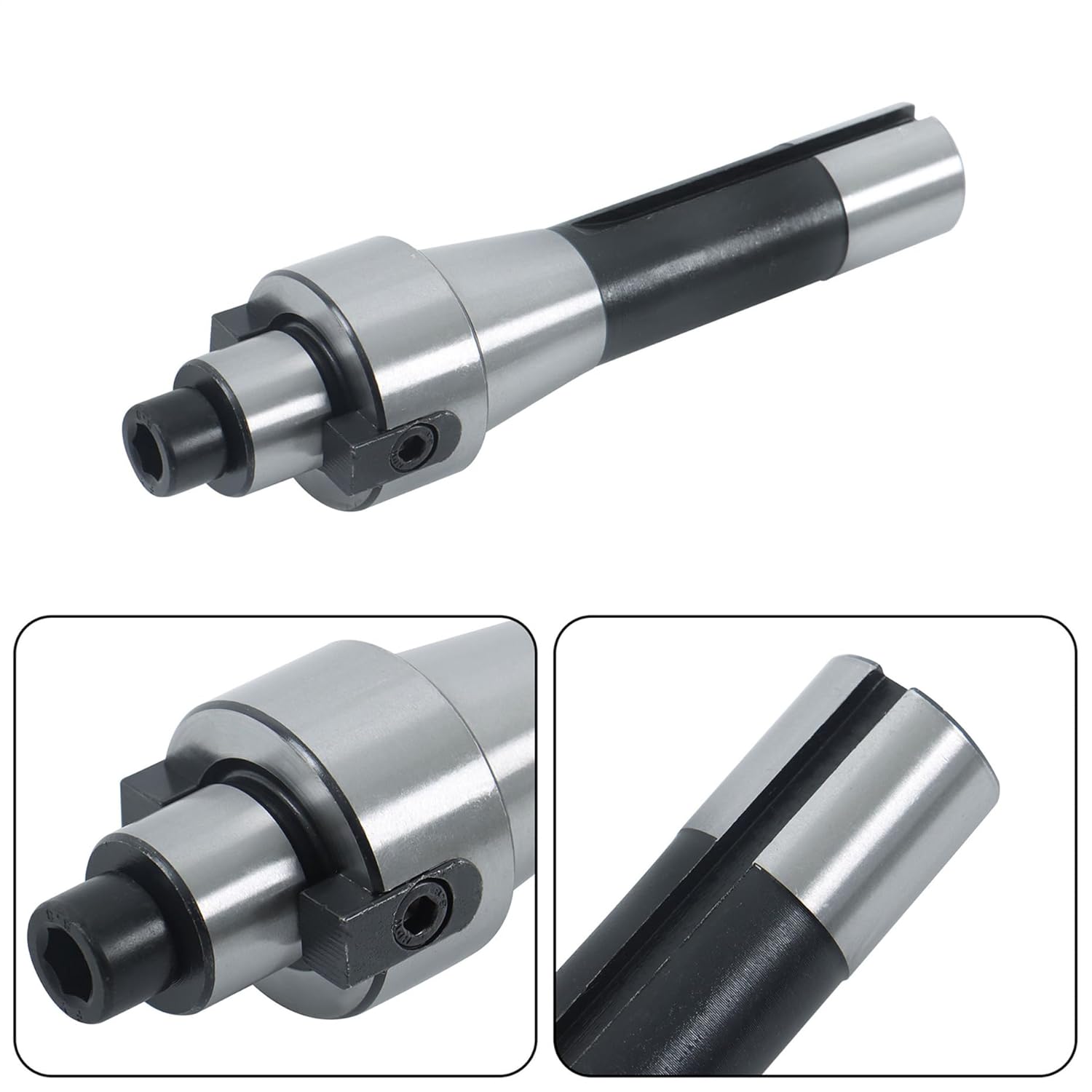 kimllier MT2-FMB22 Face Mill Holder Shank Indexable End Mill Lather End Milling Cutter Fit for Milling CNC Machine Tools
