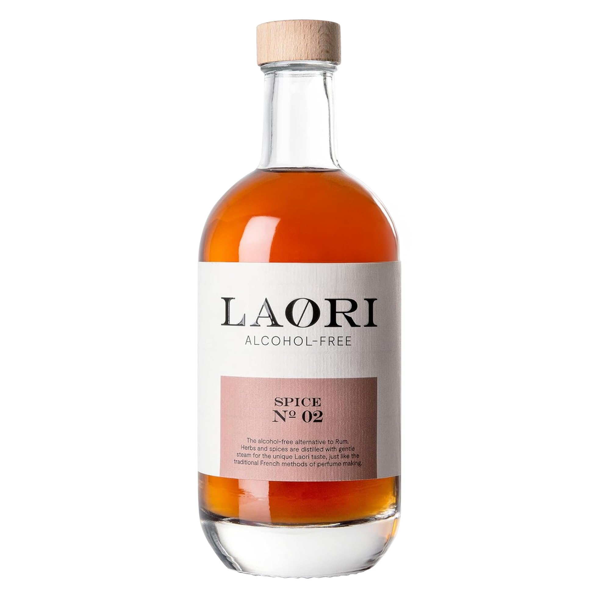 Épice Laori No 02 | Alternative sans alcool au rhum | Végétalien, faible en calories et sans sucre | Les meilleures plantes sans arômes artificiels | Parfait pour les longsboissons sans alcool